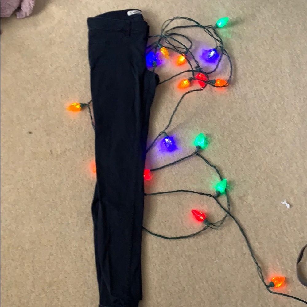navy blue jeggings